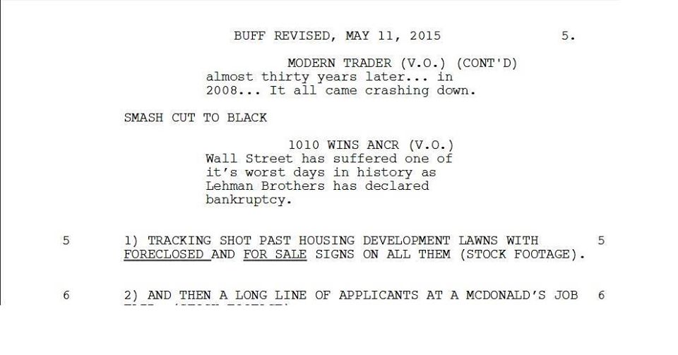 Thế nào là kịch bản bấm máy (Shooting Script)?