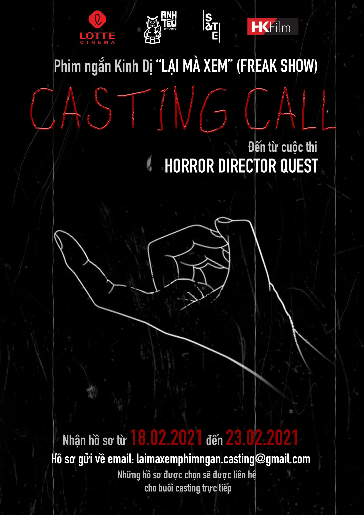 CASTING phim ngắn "LẠI MÀ XEM" đến từ top 5 dự án tại cuộc thi Horror Director Quest.