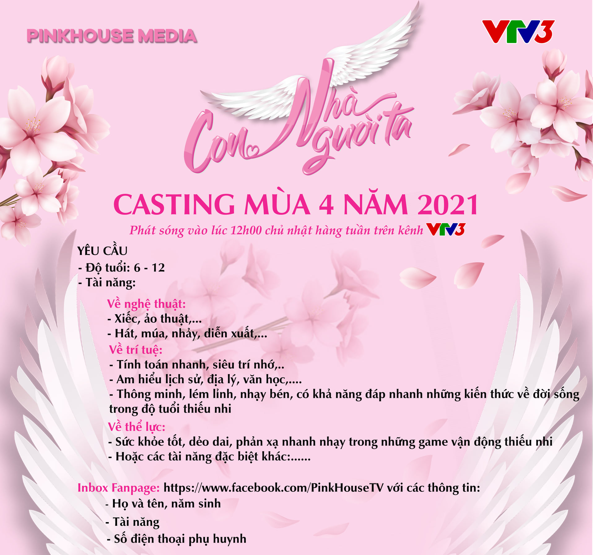Thông báo casting mùa 4: " Con nhà người ta"